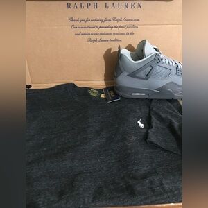 Polo Ralph Lauren Grey Tee Size L